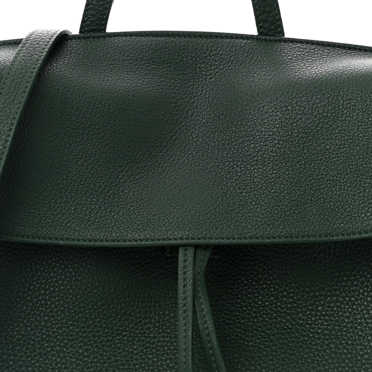 Mansur Gavriel Tumbled Calfskin Mini Lady Bag Moss 7 of 10