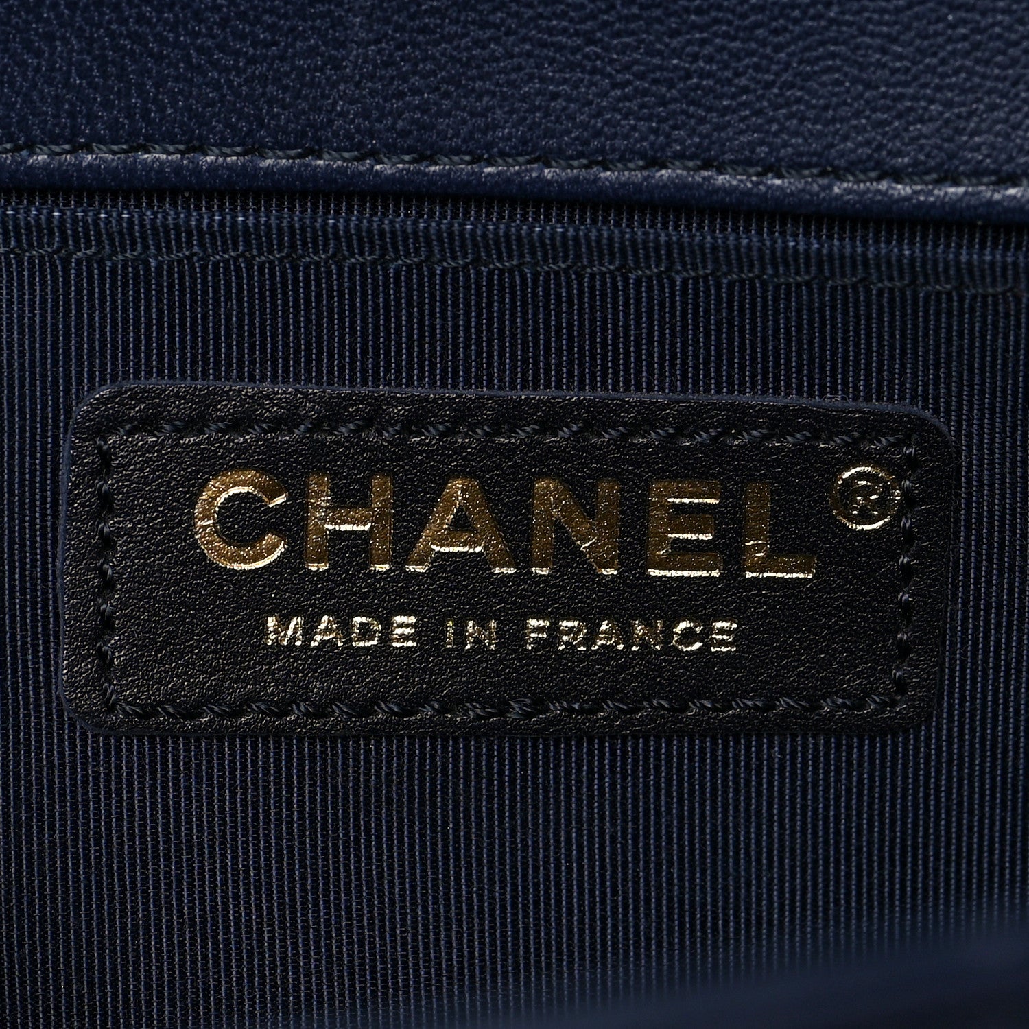 Chanel Lambskin Quilted Medium Boy Flap Dark Navy 6 of 8