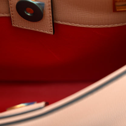 Valentino Garavani Vitello Small Rockstud Alcove Top-Handle Bag Rose Cannelle 10 of 10