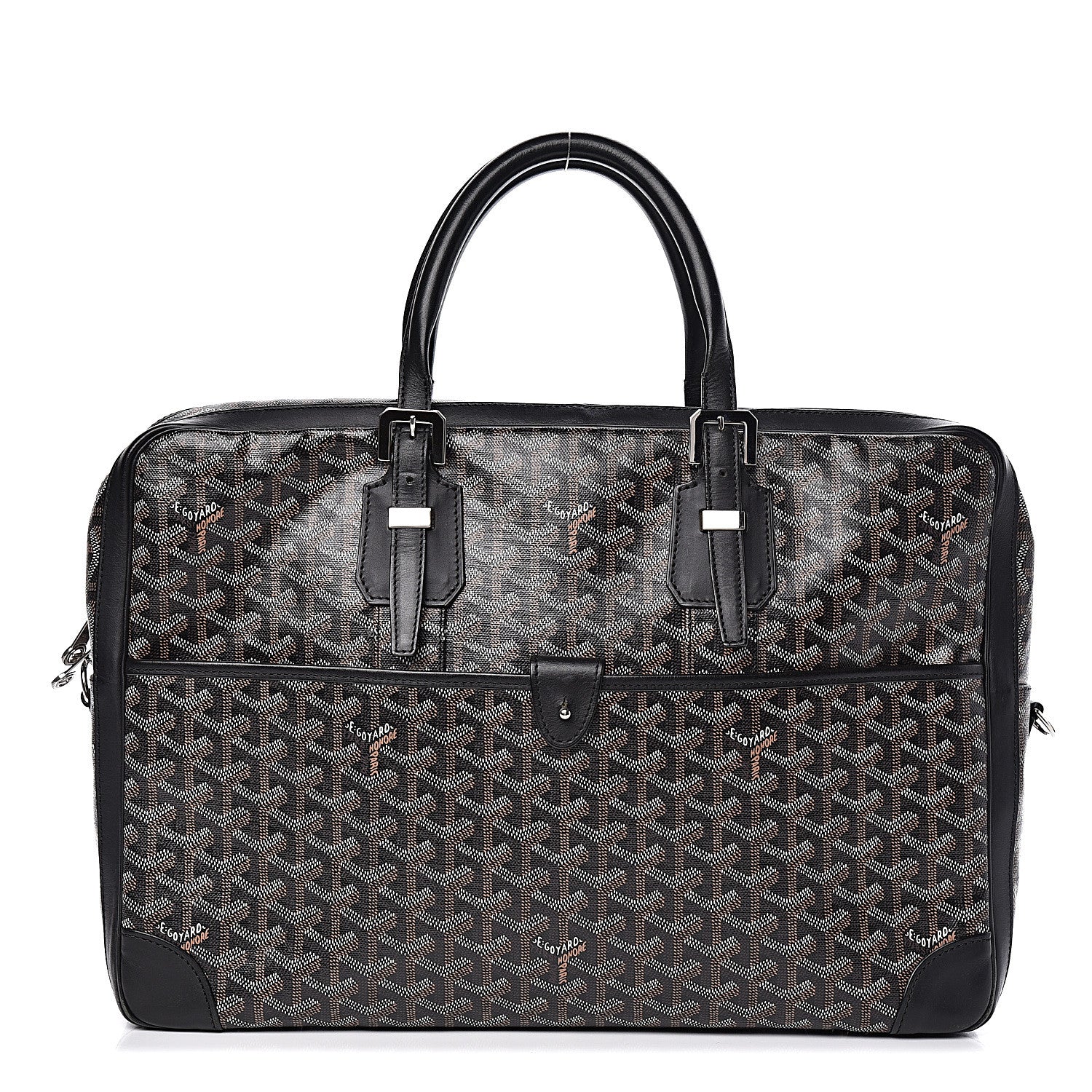Goyard Goyardine Ambassade MM Briefcase Black 1 of 14