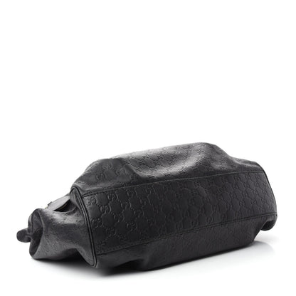 Gucci Guccissima Large Sukey Tote Black 4 of 19