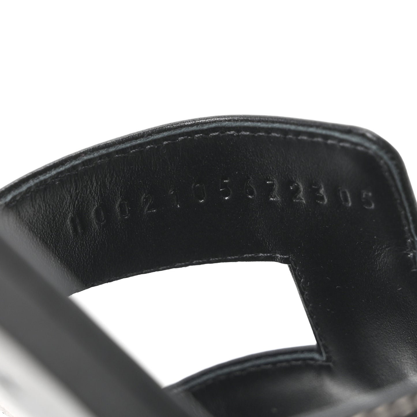 Box Calfskin Oran Sandals 40.5 Black