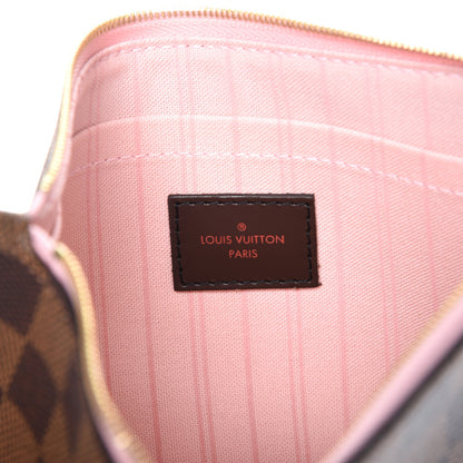 Louis Vuitton Damier Ebene Neverfull MM GM Pochette Rose Ballerine 6 of 8