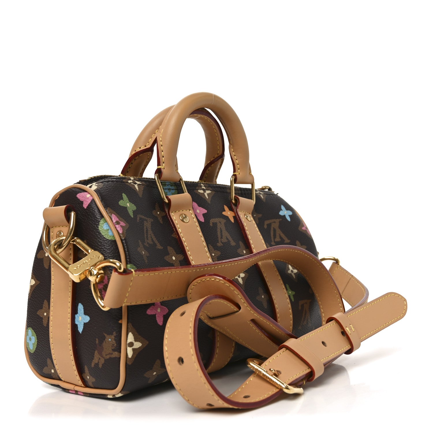 Louis Vuitton Monogram Craggy Keepall Bandouliere 25 Chocolate