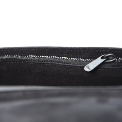 Christian Dior Ultra Matte Calfskin Diorama Wallet on Chain Pouch Black 9 of 10