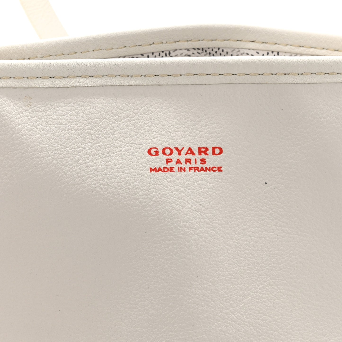 Goyardine Reversible Mini Anjou White