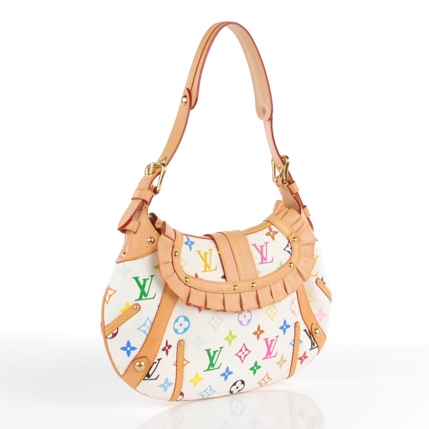 Louis Vuitton Monogram Multicolor Leonor White 3 of 7