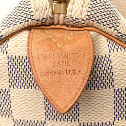 Louis Vuitton Damier Azur Speedy 35 6 of 17