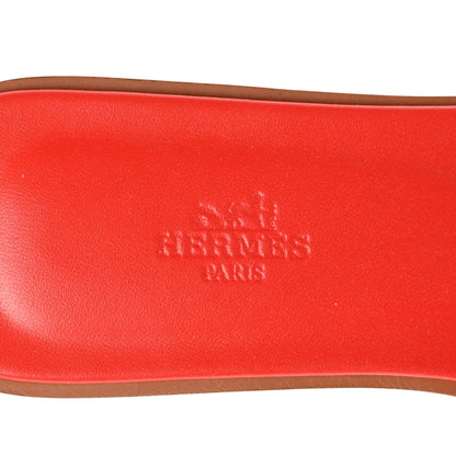 Hermes Suede Goatskin Oran Sandals 39 Violet Parme 6 of 8