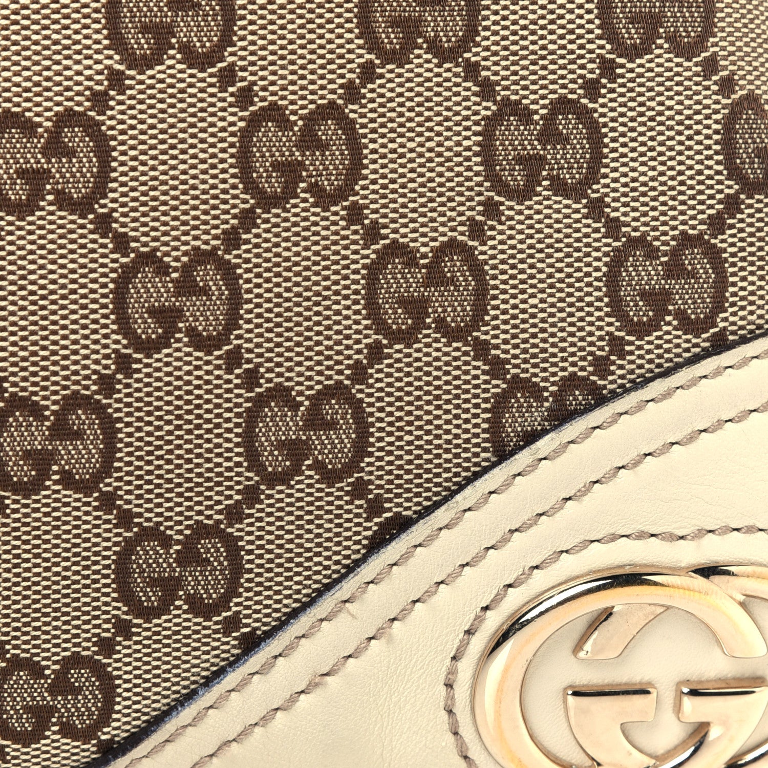 Gucci Monogram Medium New Britt Hobo Off White 11 of 11