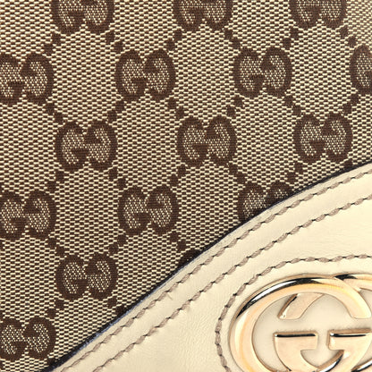 Gucci Monogram Medium New Britt Hobo Off White 11 of 11