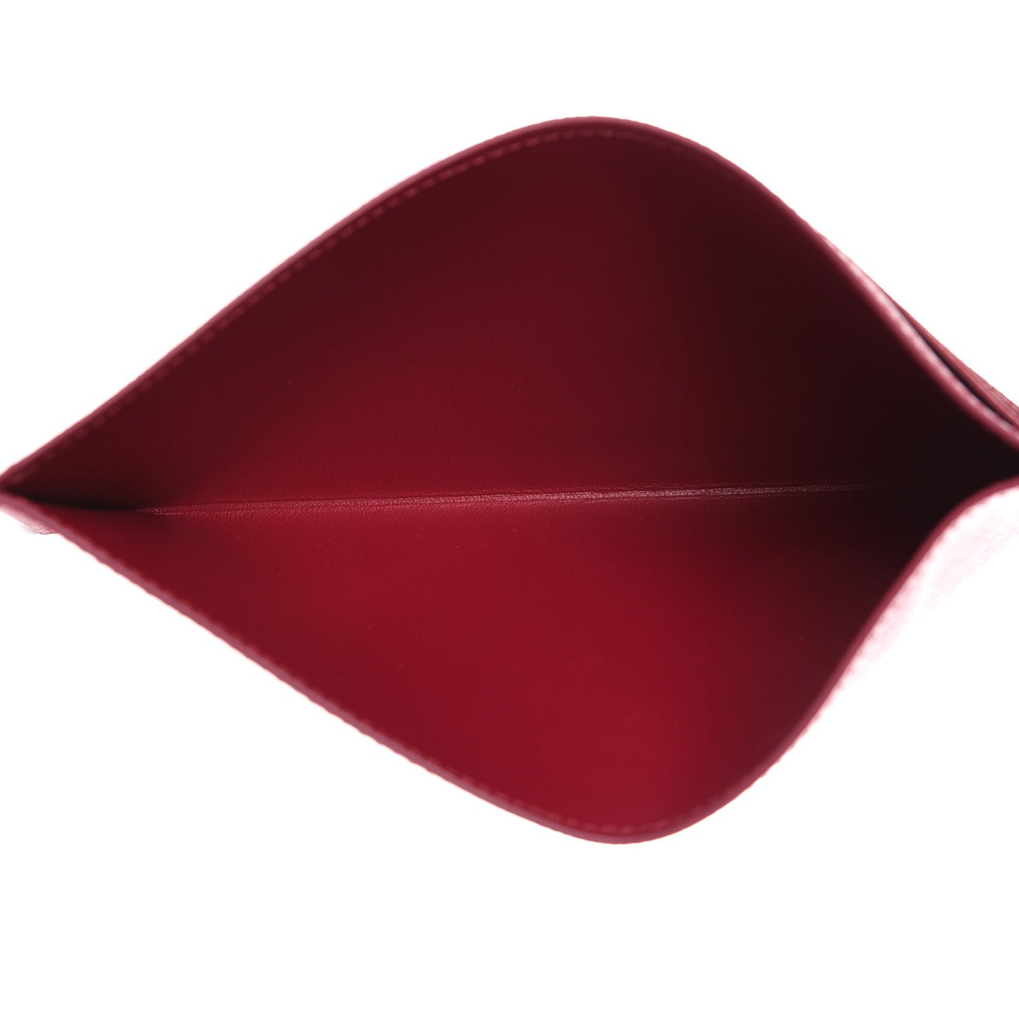 Calfskin Felicie Card Holder Insert Fuchsia