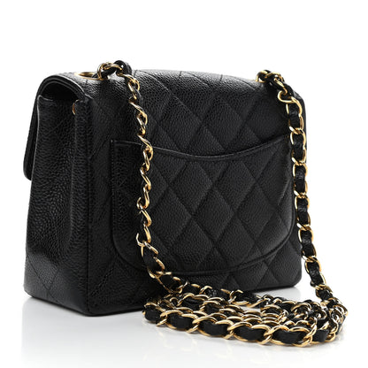 Chanel Caviar Quilted Mini Square Flap Black 3 of 10