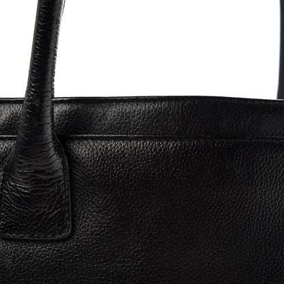 Chanel Calfskin Cerf Executive Shopper Tote Black 11 of 17