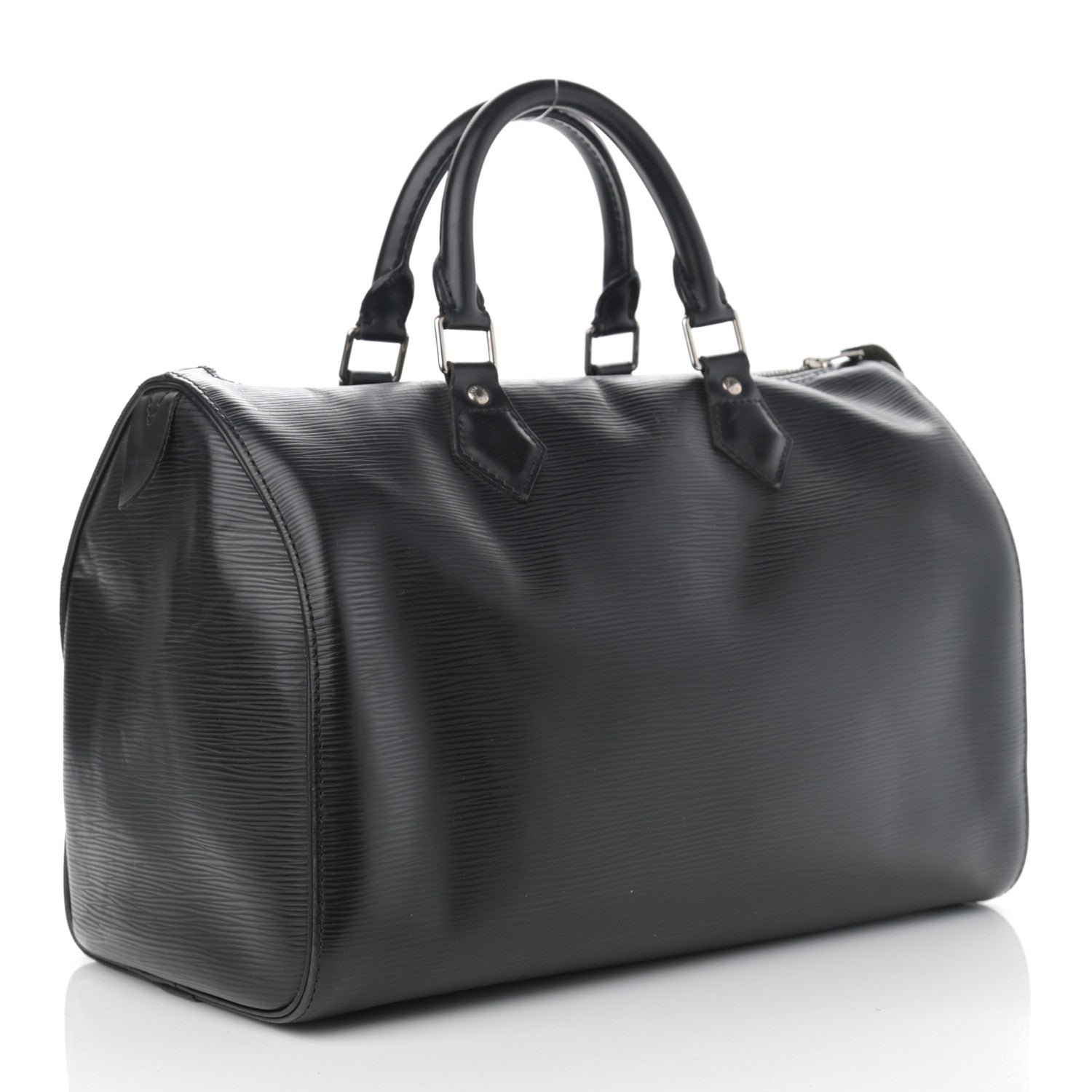 Louis Vuitton Epi Speedy 30 Black 2 of 13