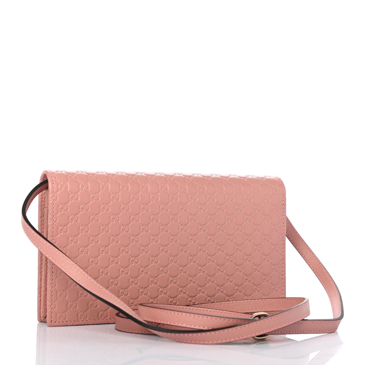 Microguccissima Crossbody Wallet Soft Pink