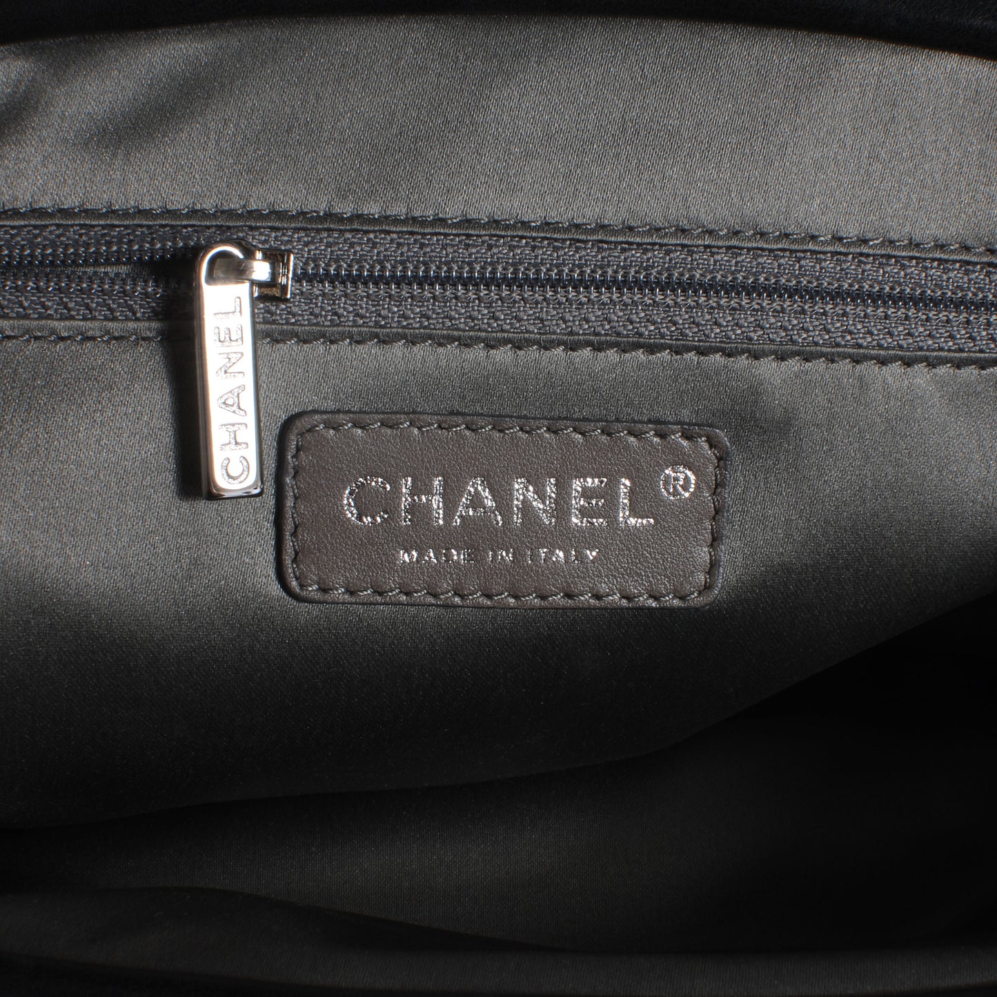 Lambskin Mini Rock and Chain Hobo Black