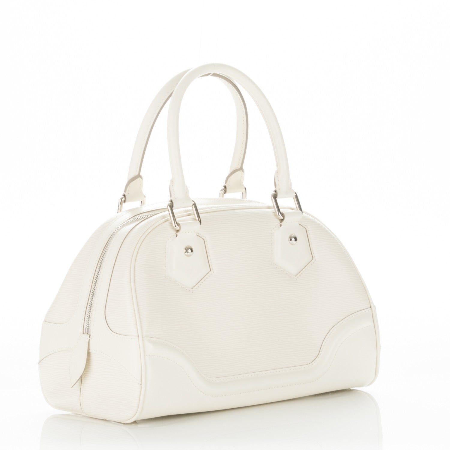 Louis Vuitton Epi Bowling Montaigne PM Ivory 3 of 8