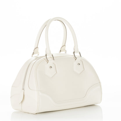 Louis Vuitton Epi Bowling Montaigne PM Ivory 3 of 8