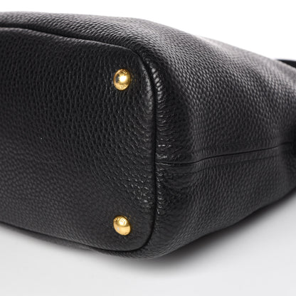 Prada Vitello Daino Hobo Black 10 of 12