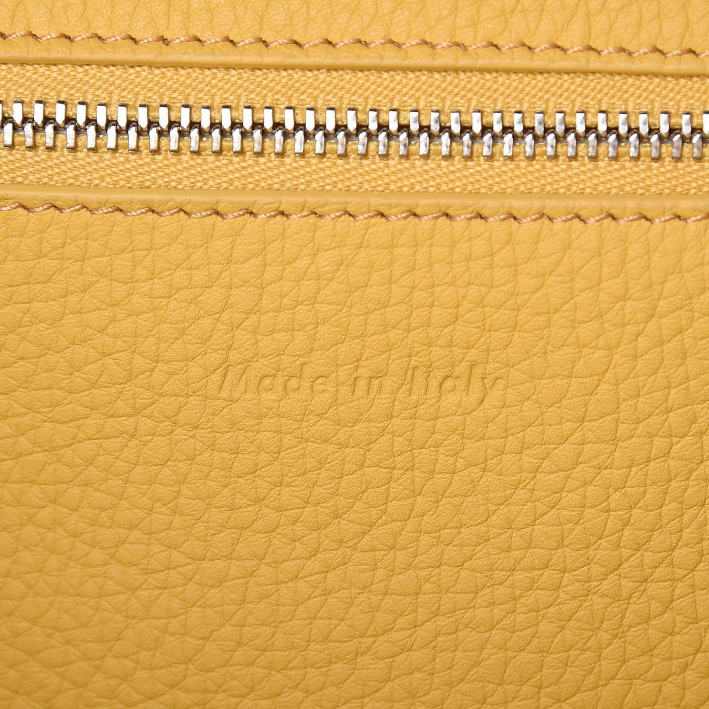 Supple Grained Calfskin Small Big Bag Sunflower