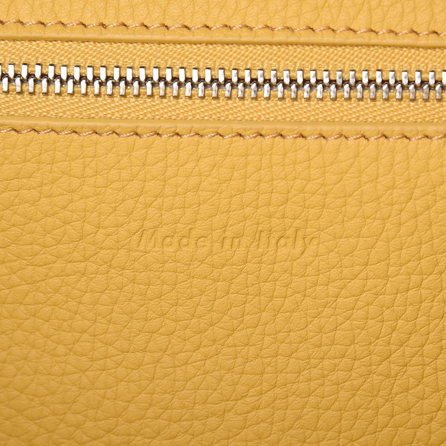 Celine Supple Grained Calfskin Small Big Bag Sunflower 7 of 8