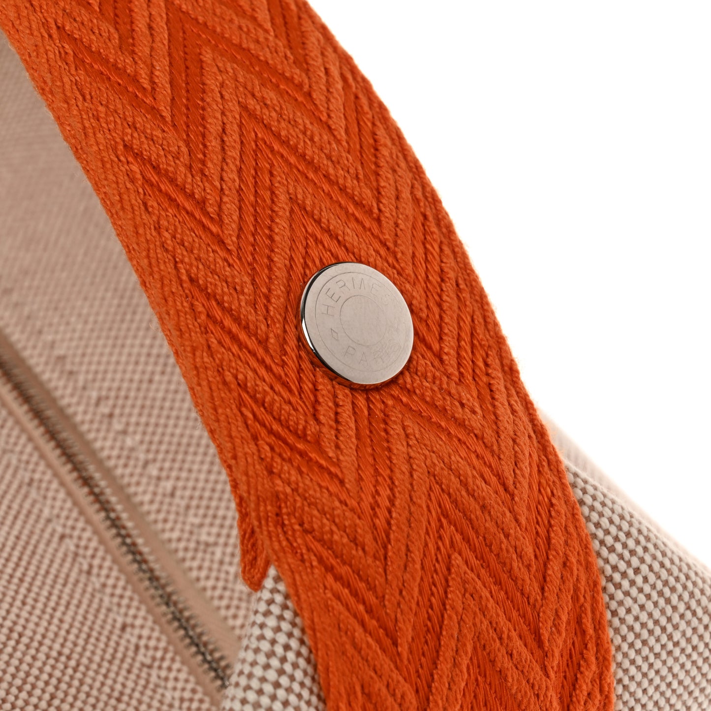 Canvas Small Bride-A-Brac Pouch Natural Orange
