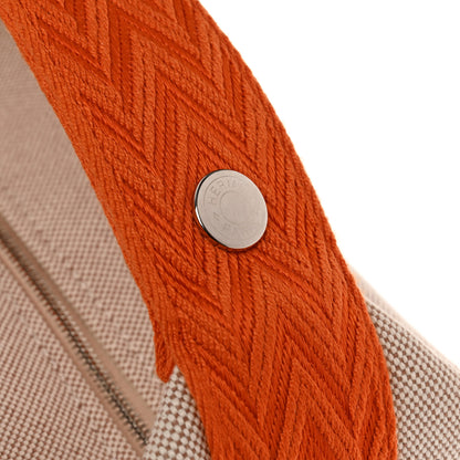 Hermes Canvas Small Bride-A-Brac Pouch Natural Orange 8 of 8