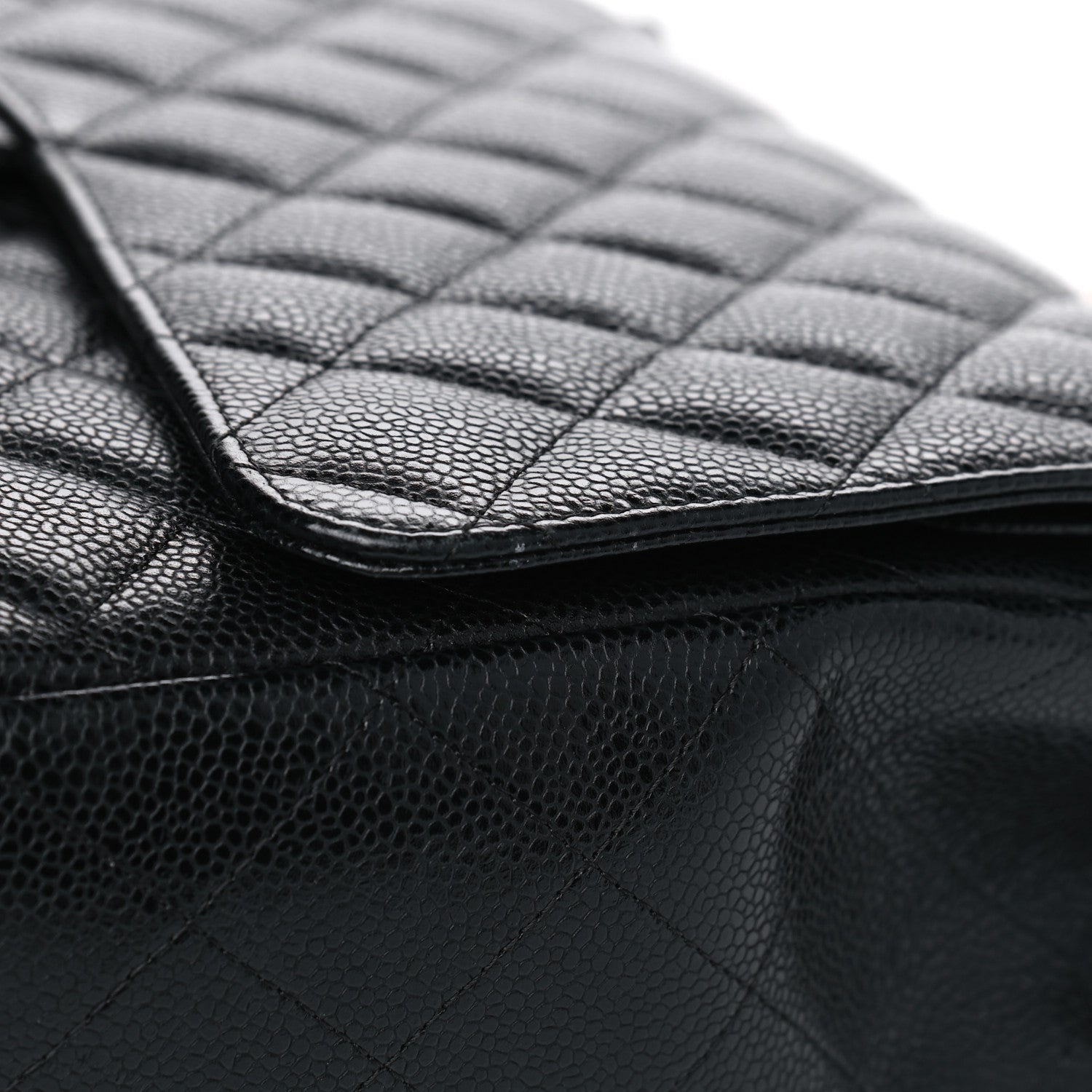 Chanel Caviar Quilted Maxi Double Flap Black 17 of 18