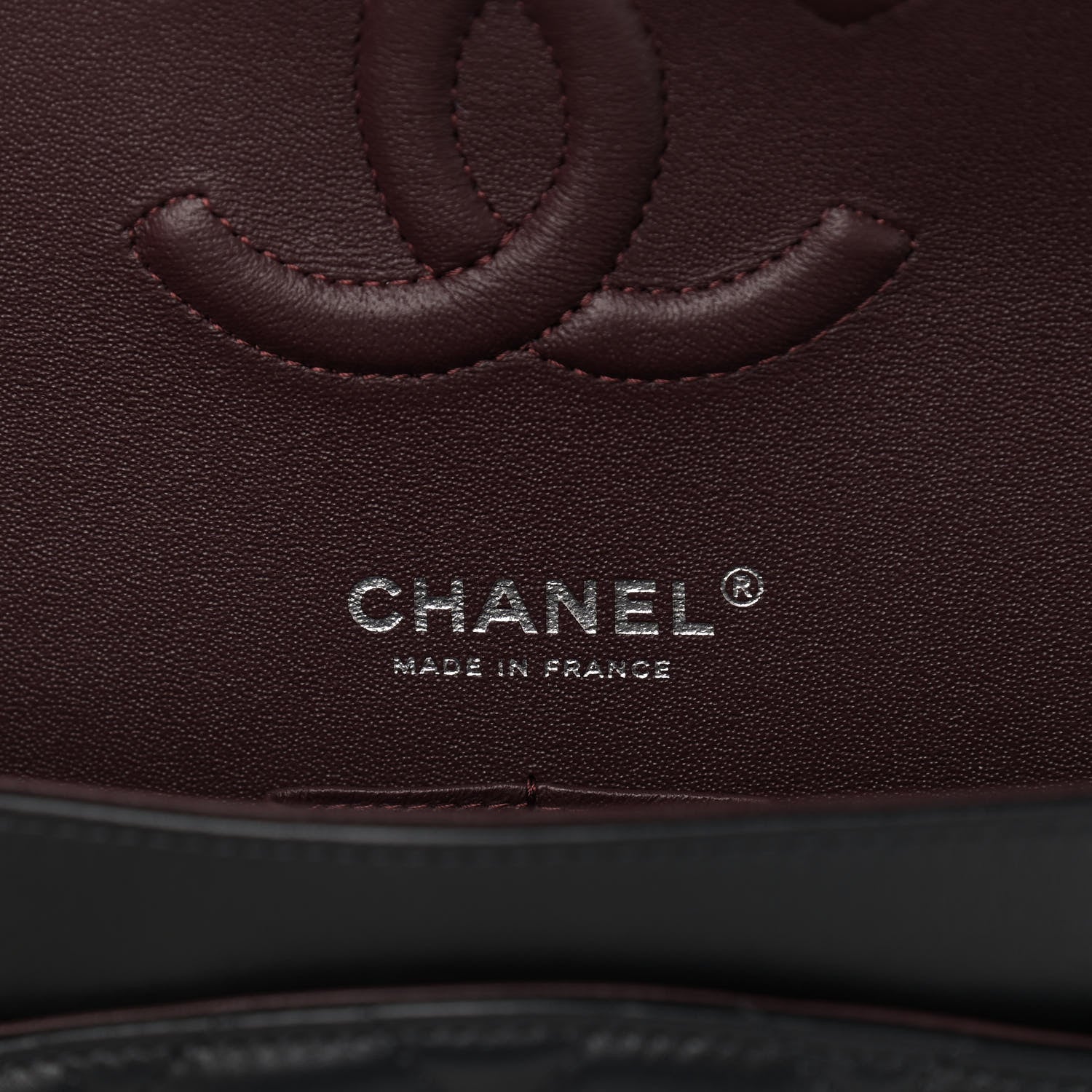 Chanel Lambskin Quilted Medium Double Flap Black 6 of 10
