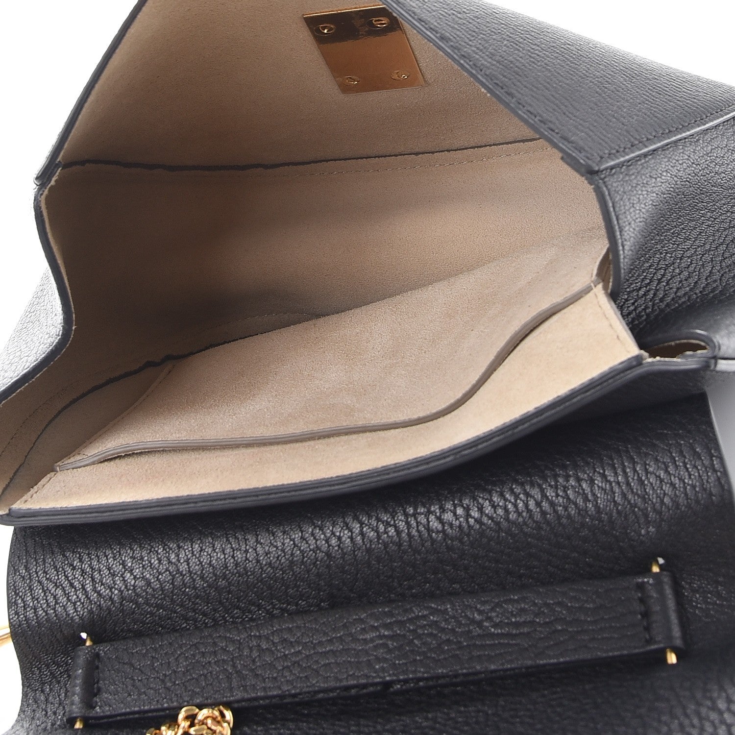 Chloe Grained Lambskin Drew Shoulder Bag Black 5 of 8