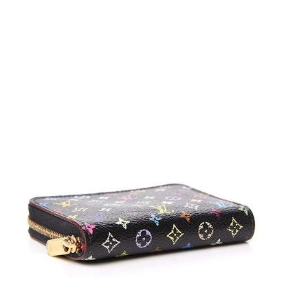 Louis Vuitton Monogram Multicolor Zippy Coin Purse Black Grenade 4 of 8