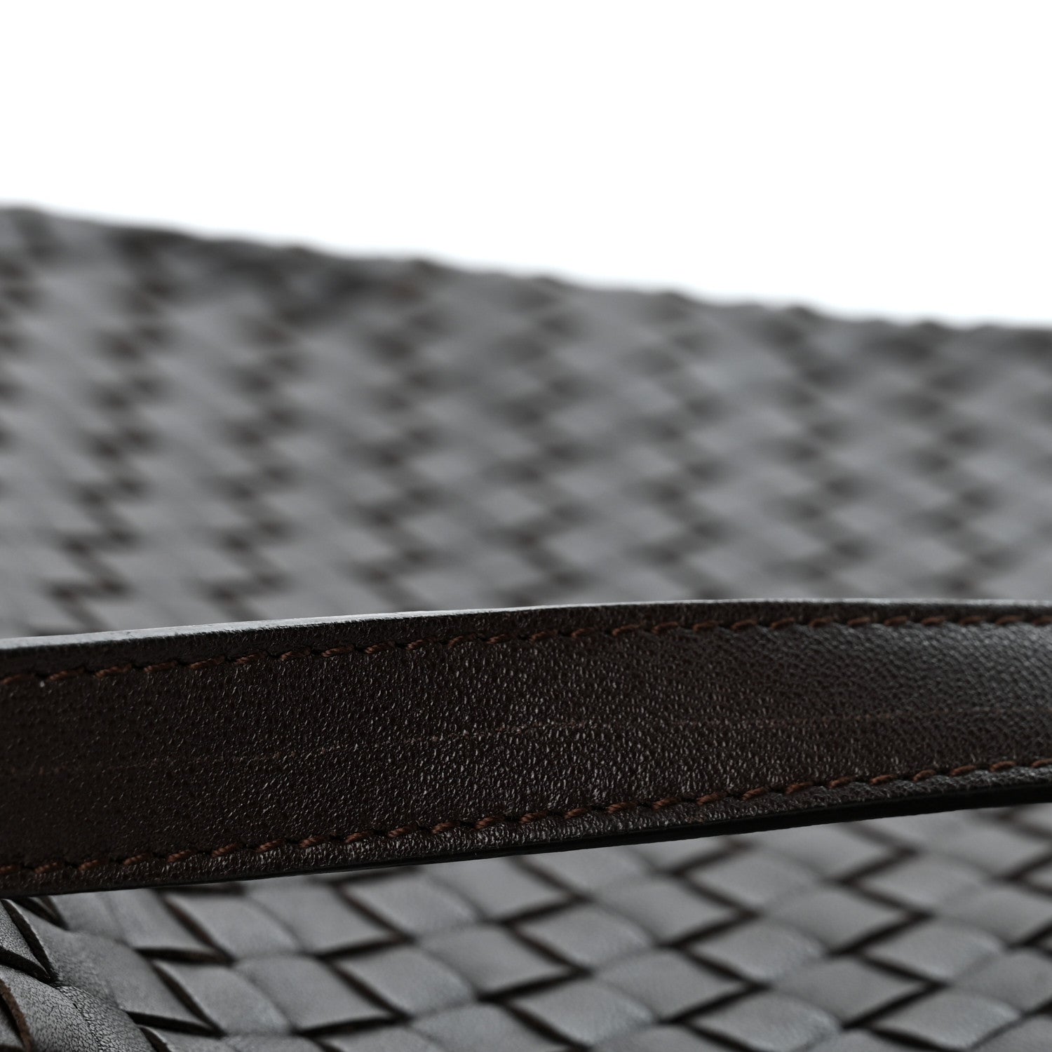 Bottega Veneta Nappa Intrecciato Messenger Bag Ebano 11 of 12