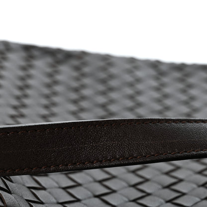Bottega Veneta Nappa Intrecciato Messenger Bag Ebano 11 of 12