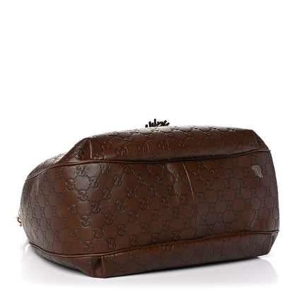 Gucci Guccissima Medium Emily Hobo Brown 3 of 12