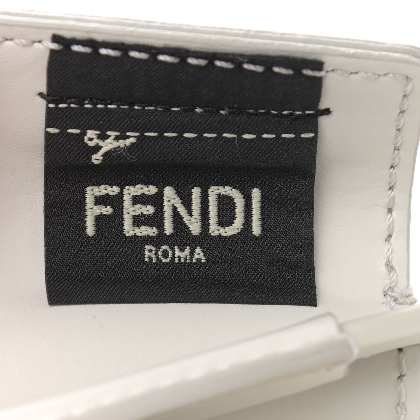 Recycled Plastic Vitello Liberty Matte Small Fendi Basket White Ice