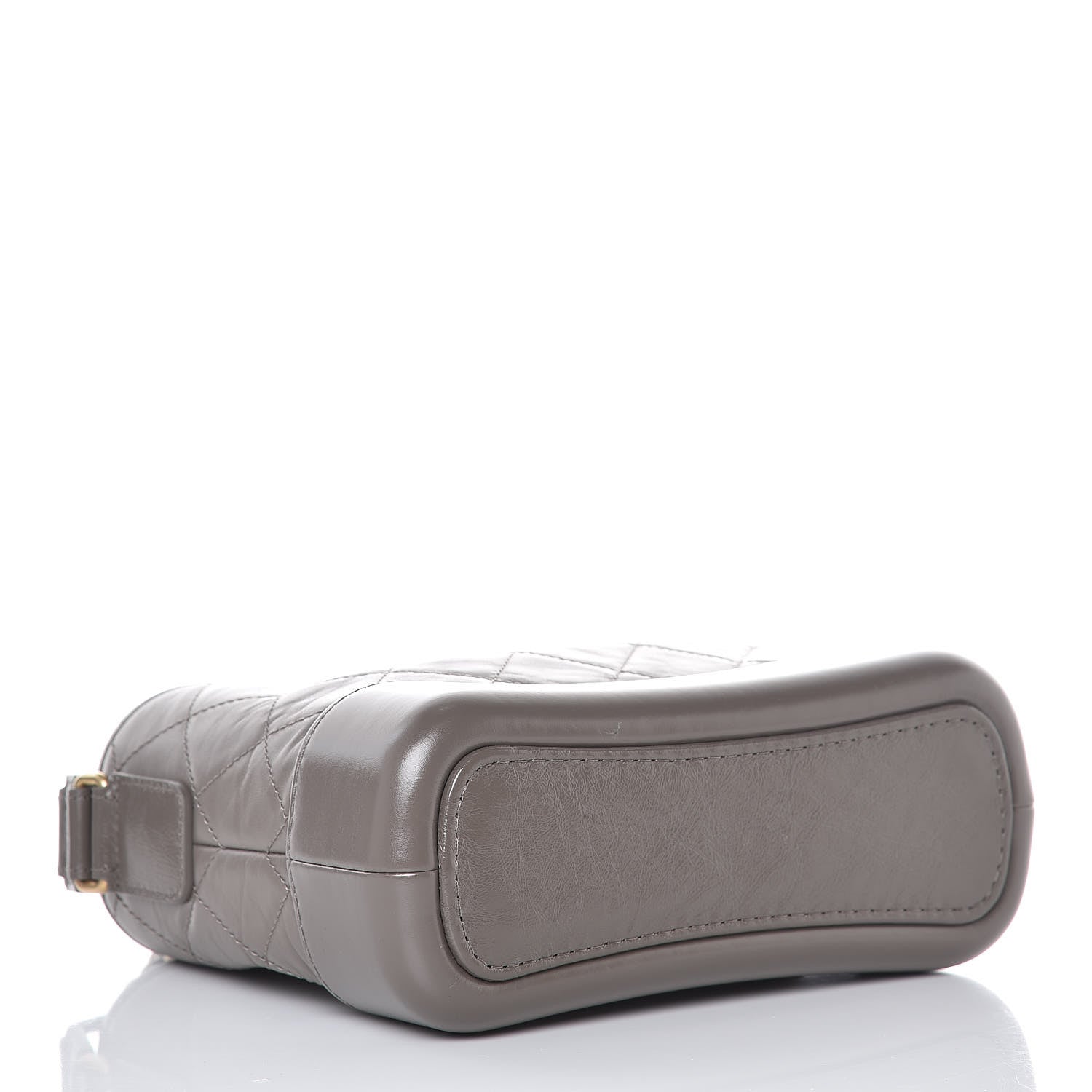Chanel Aged Calfskin Quilted Small Gabrielle Hobo Grey 4 of 9