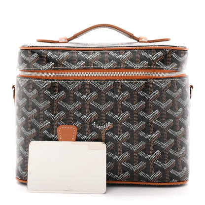 Goyard Goyardine Muse Vanity Case Black Gold 3 of 7