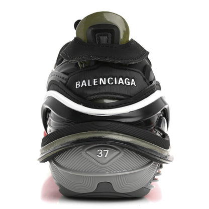 Balenciaga Rubber Mesh Womens Tyrex Sneakers 37 Black Red 8 of 10