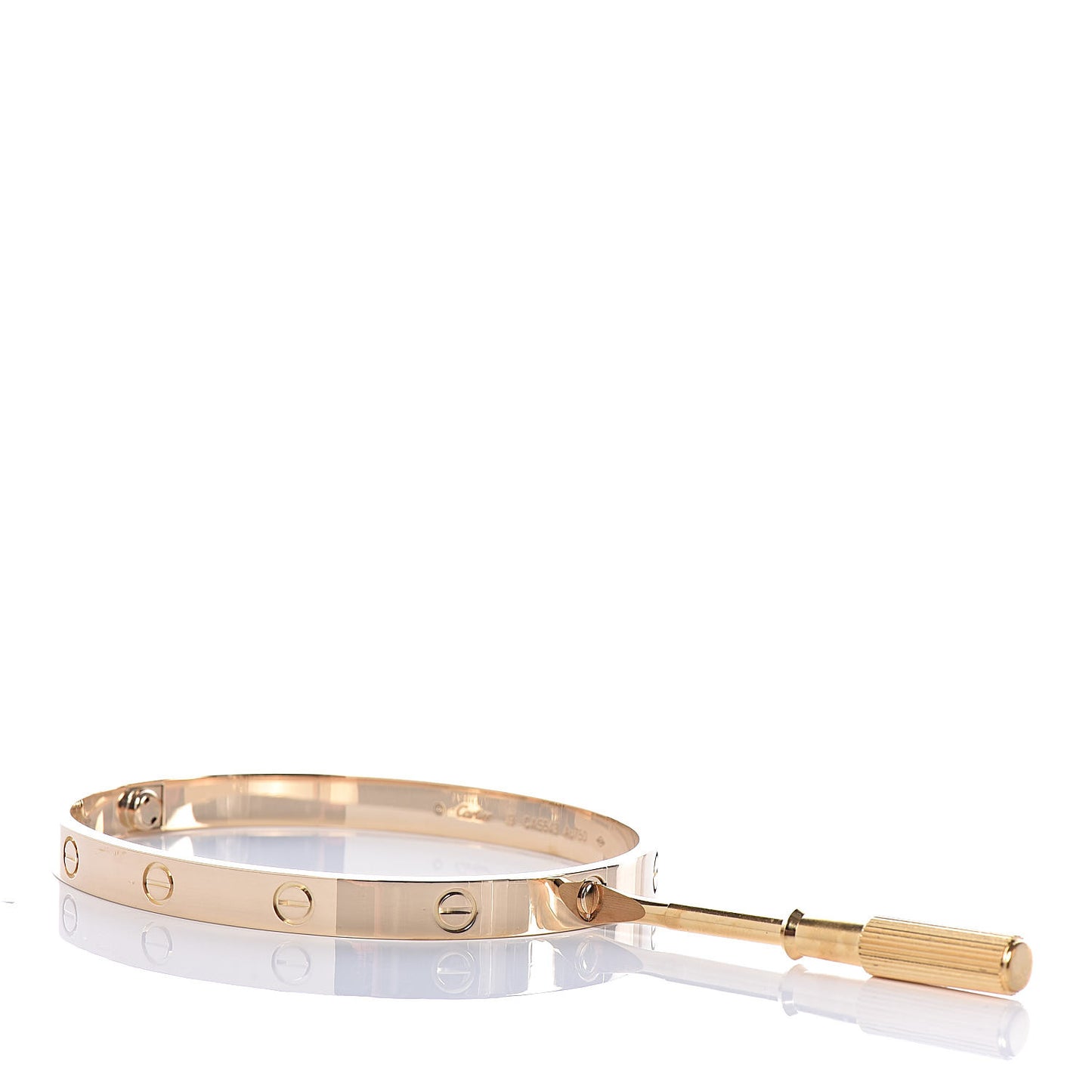 18K Yellow Gold LOVE Bracelet 19