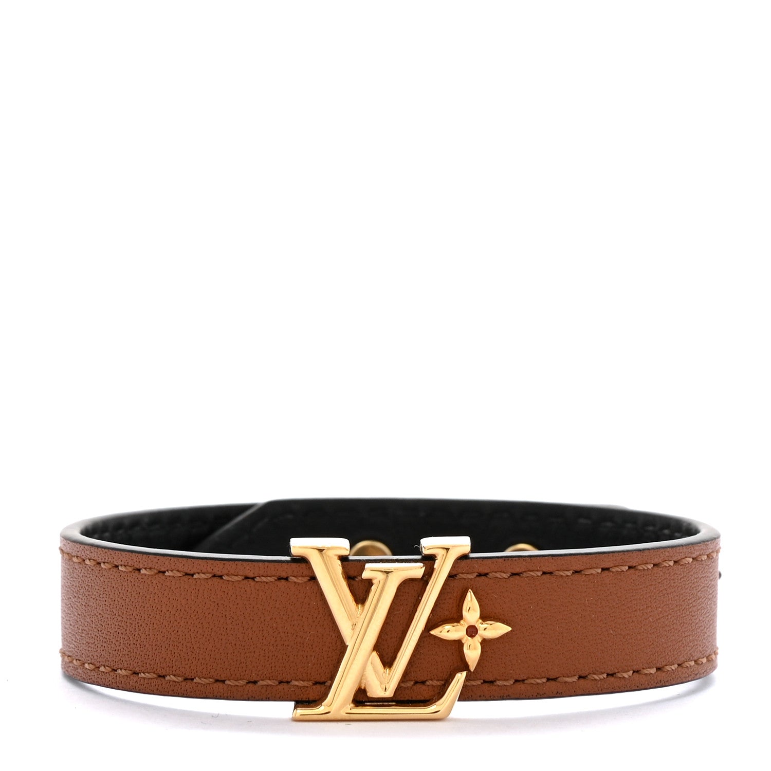 Louis Vuitton LV Iconic Bracelet 17 Tan 1 of 6