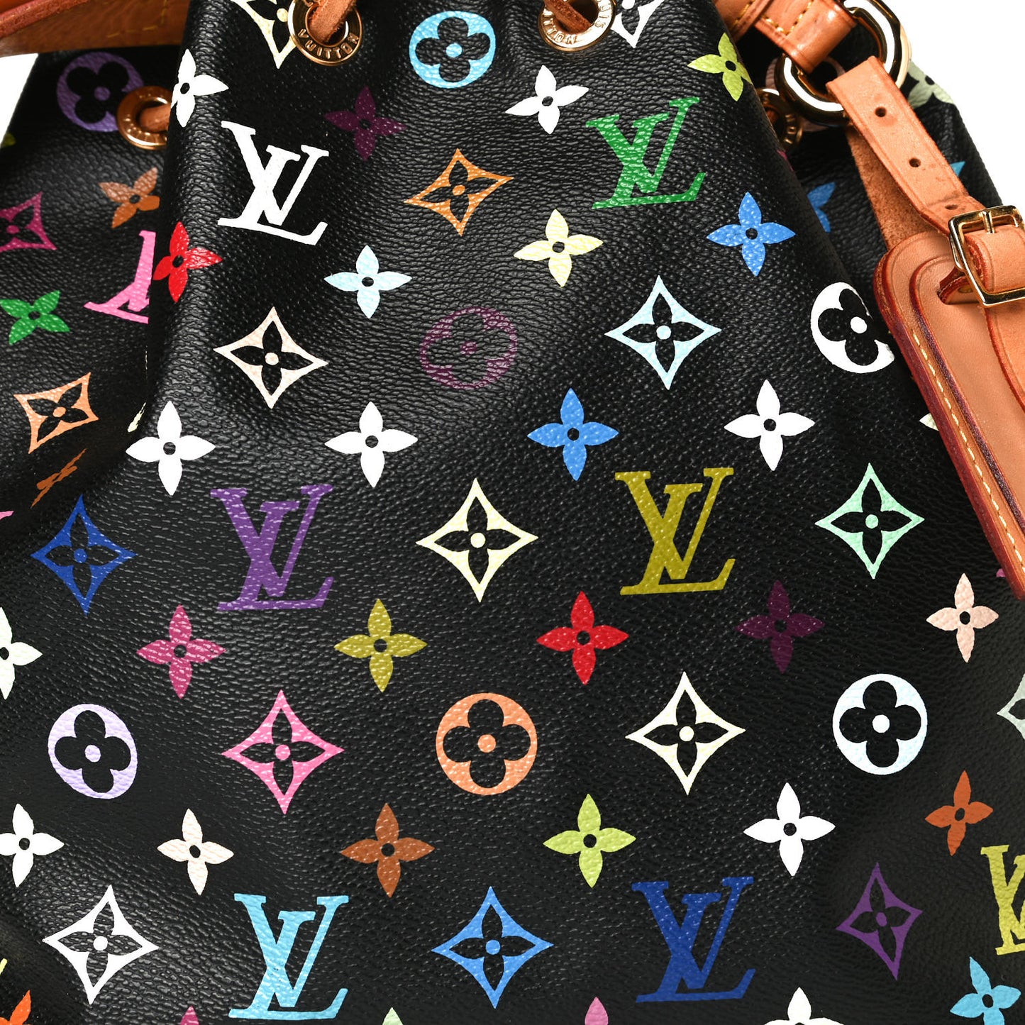 Monogram Multicolor Petit Noe Black