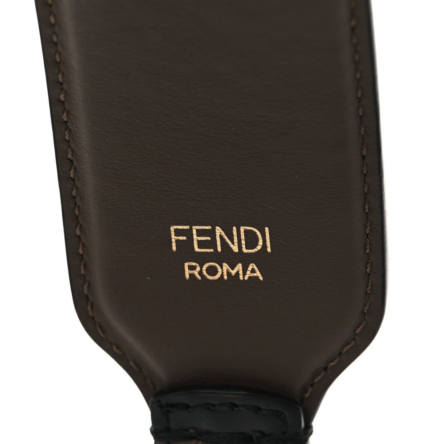 Vitello Century Bi-Color FF 1974 Embossed Strap You Maya Black