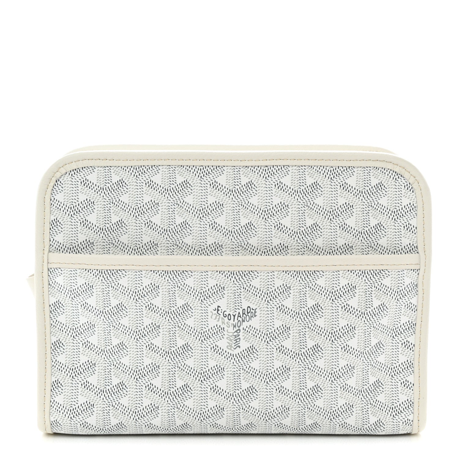 Goyard Goyardine Jouvence Toiletry Pouch White 1 of 9