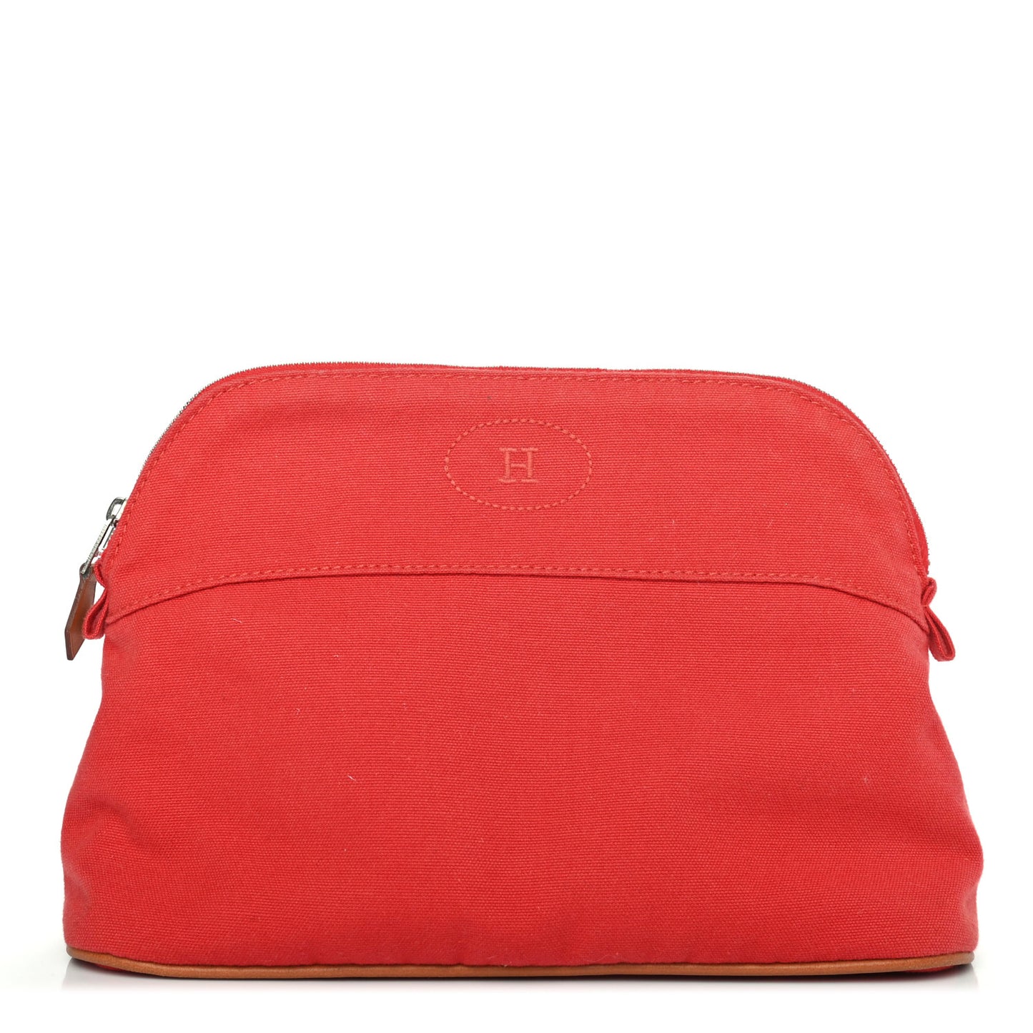 Cotton Bolide Travel Cosmetic Pouch Rouge