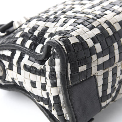 Balenciaga Agneau Lattice Woven Giant 21 City Black 9 of 10