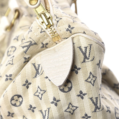 Louis Vuitton Mini Lin Croisette Speedy 30 Blue 5 of 10