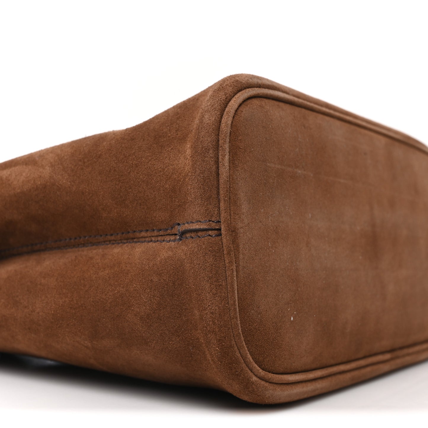 Scamosciato Small Buckle Bag With Belt Cocoa Brown