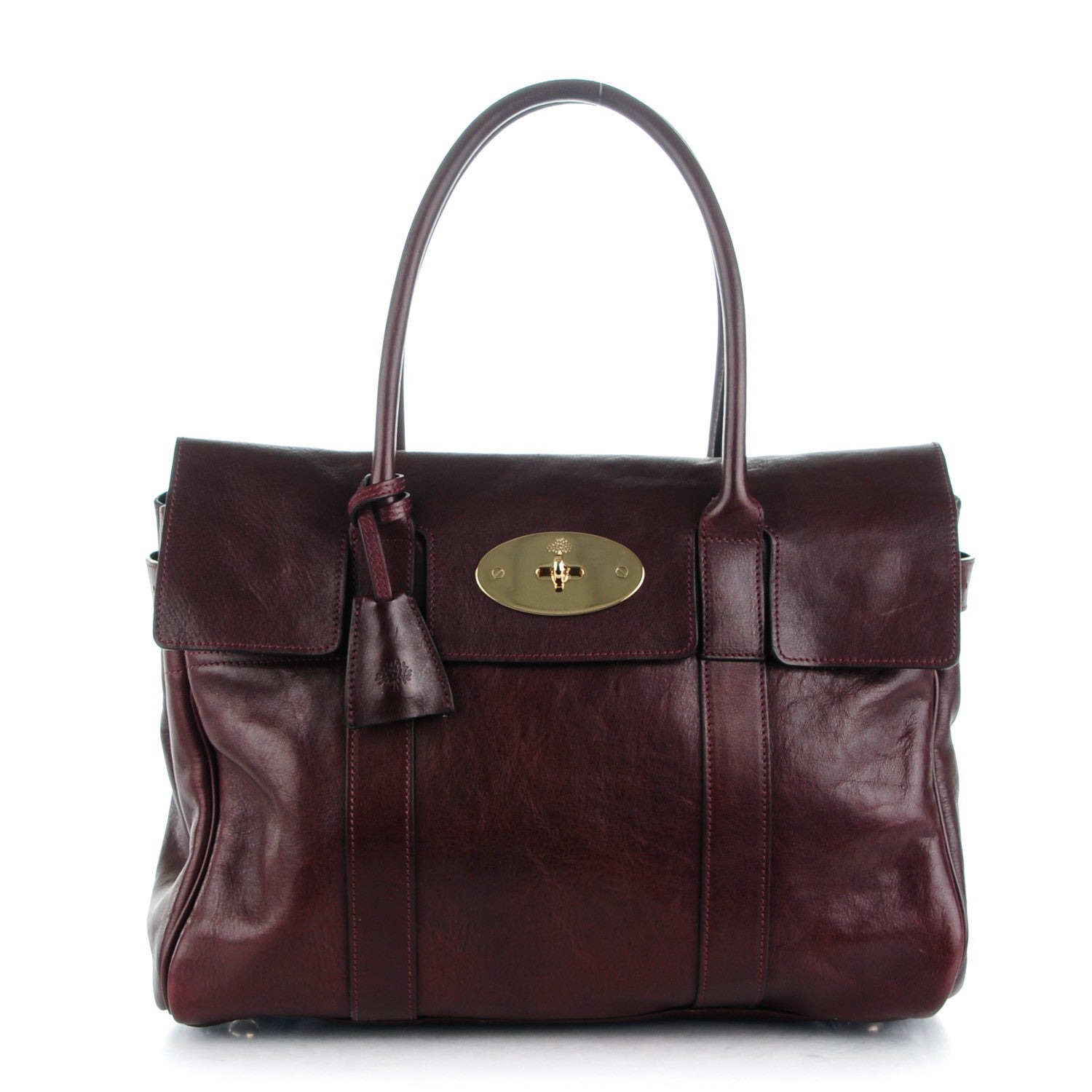 Mulberry Natural Leather Bayswater Oxblood 1 of 9