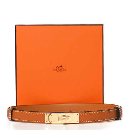 Hermes Epsom Kelly Belt Gold 5 of 5
